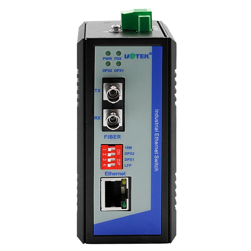 1口百兆網絡光纖收發器